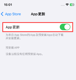 海陵苹果15维修中心如何让iPhone15APP自动更新