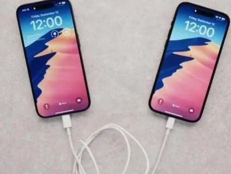 海陵苹果15维修店分享iPhone15可以给安卓充电吗 