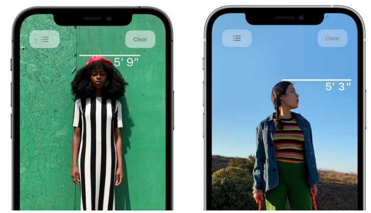 海陵苹果服务网点分享通过iPhone激光雷达测量身高方法教程 