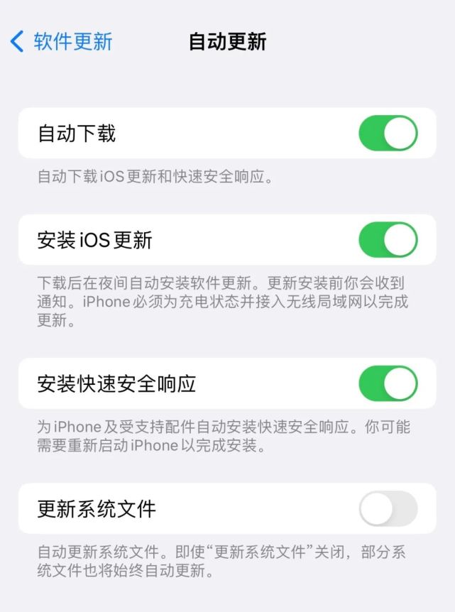 海陵苹果手机维修分享苹果快速安全响应更新有必要安装吗 