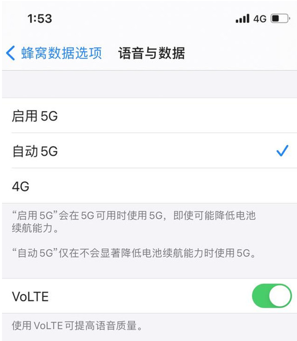 海陵苹果手机维修分享iPhone12如何关闭5g网络 